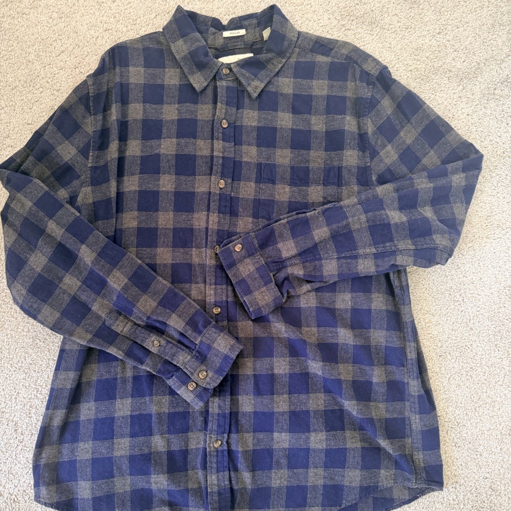 Men's XL Plaid Flannel Shirts- Flag & Anthem, Hawker Rye - Picture 3 of 7